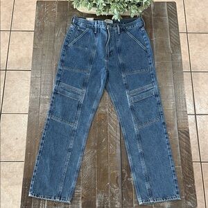 NWT AGOLDE Cooper Cargo Jeans Regulation Size 28